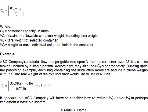 Calculating Container Capacity Quality Digest