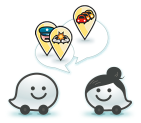 waze logos means