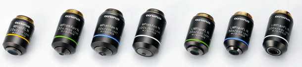 Laser-confocal-scanning-microscope-lenses