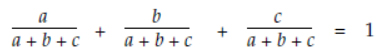 + + = 1