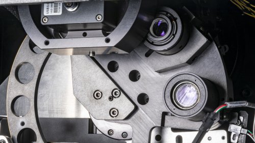 A picture containing disk brake, projector, control panel  Description automatically generated