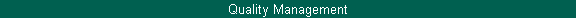  Quality Management 